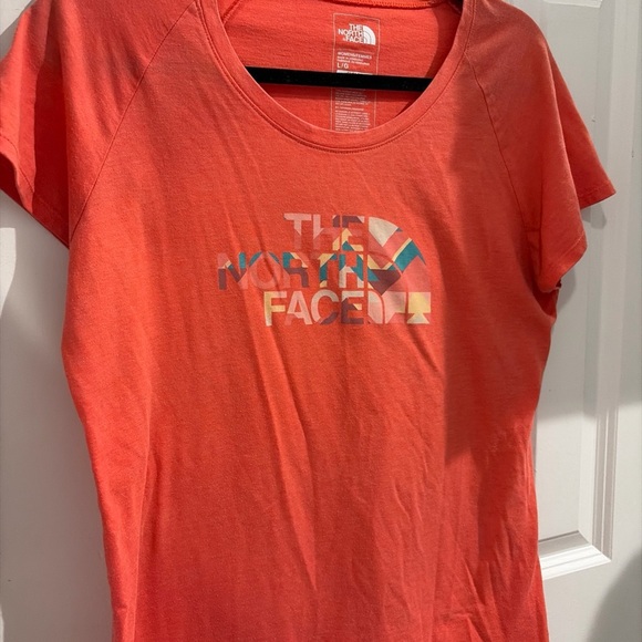 The North Face Women's Vibrant Orange Tee - Picture 2 of 5